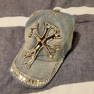 Bling Cross Hat